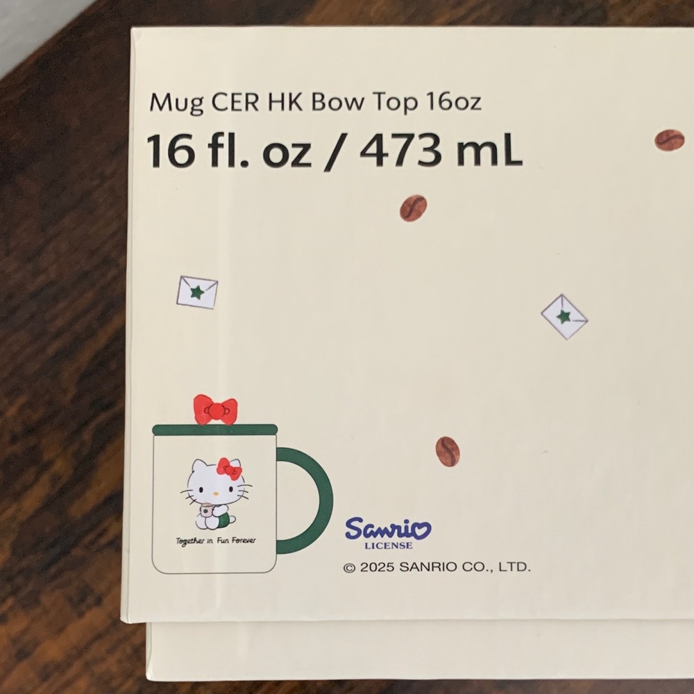 Starbucks Cream Box with Hello Kitty Design - Picture 5 of 5